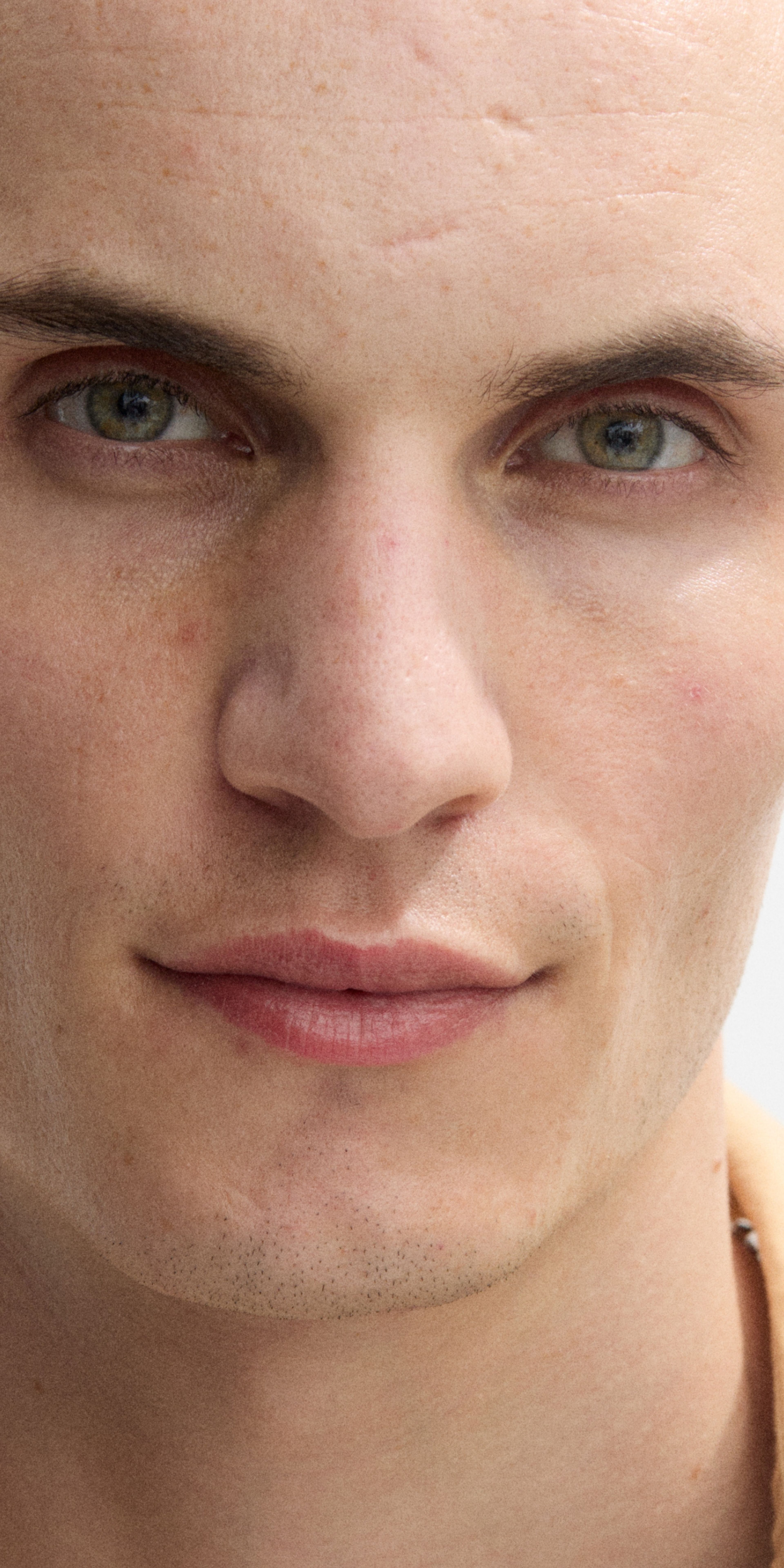 Man looking into the camera