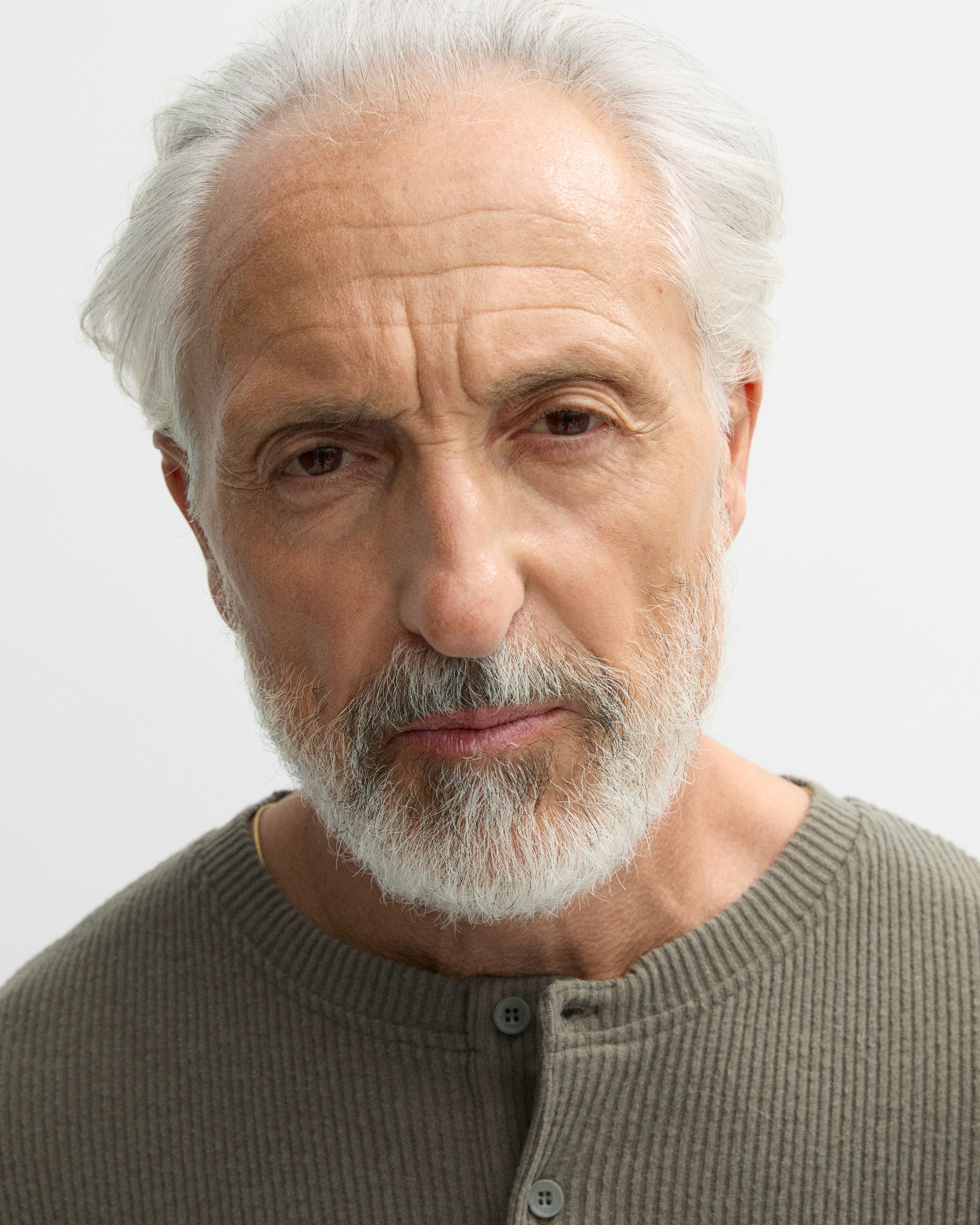 Man looking into camera