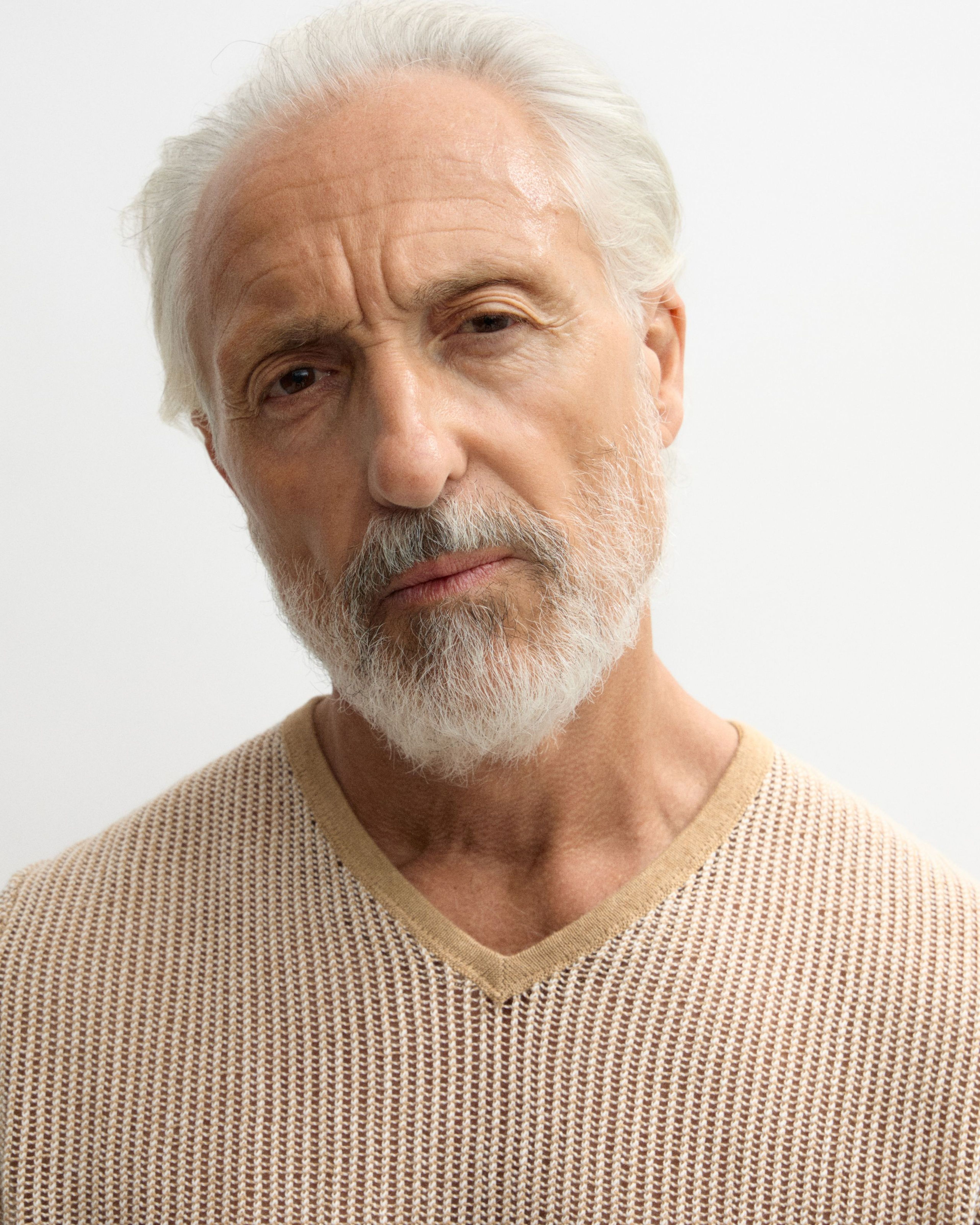 Man looking into the camera
