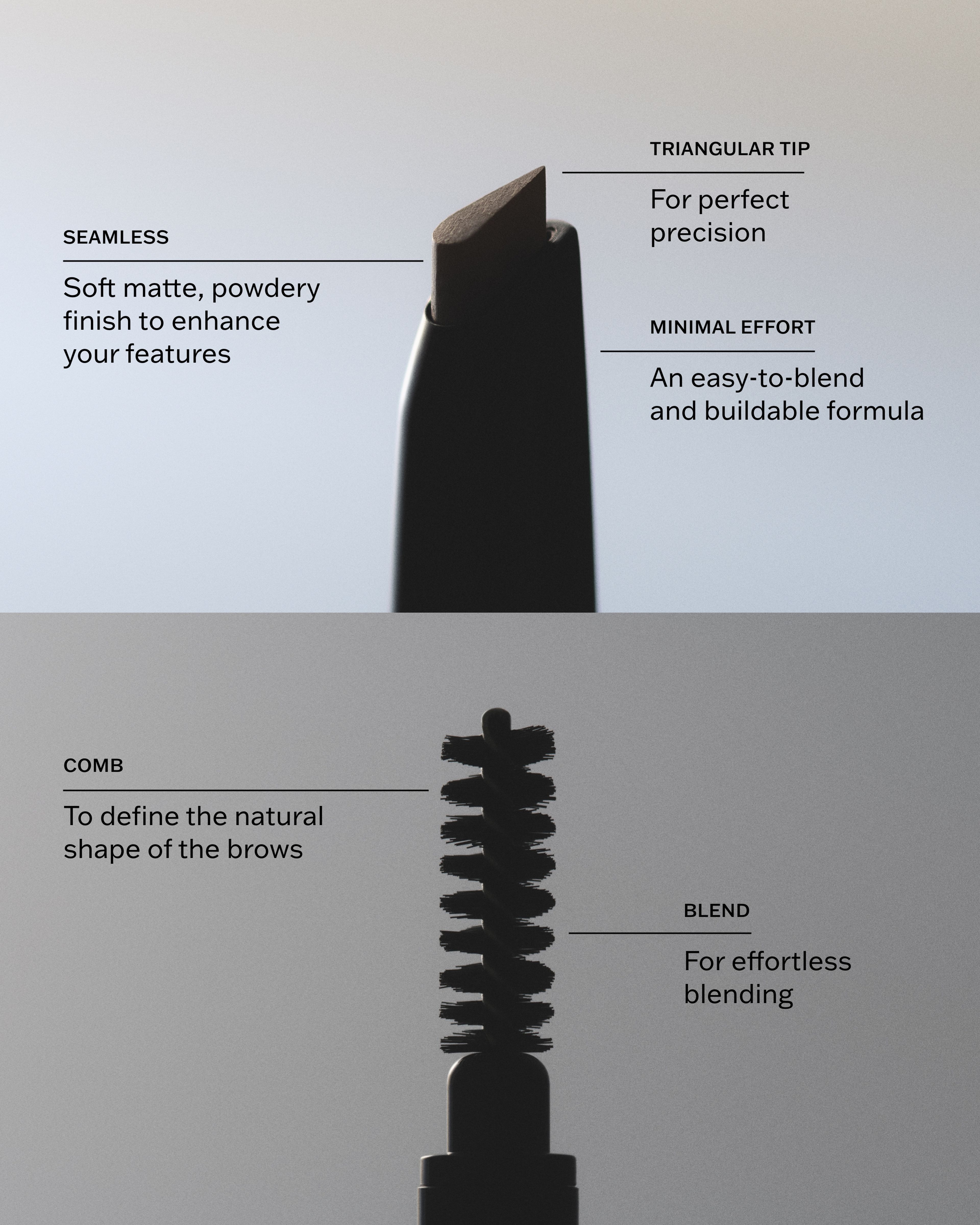 Product benefits of brow beard pen
