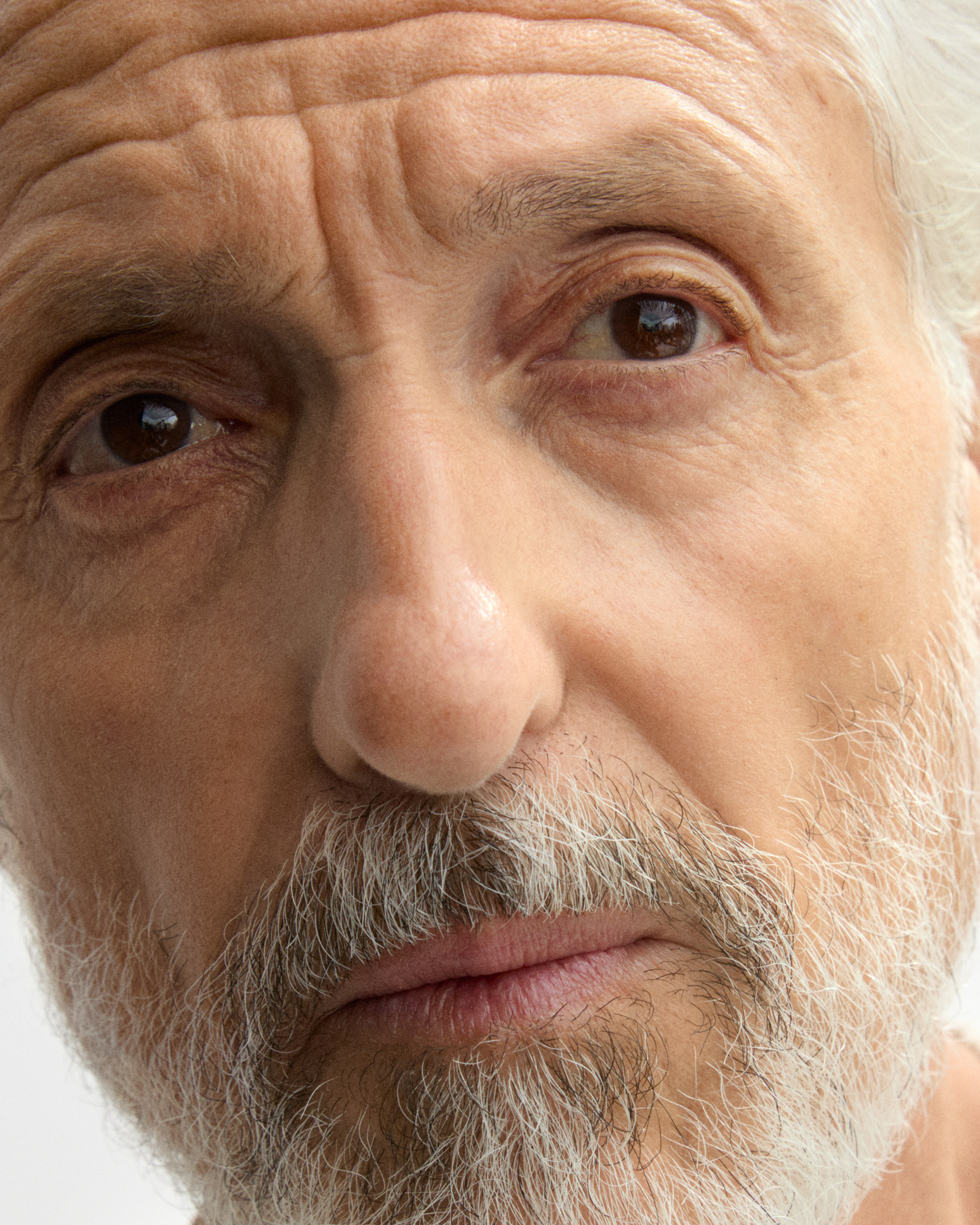 Man looking into camera
