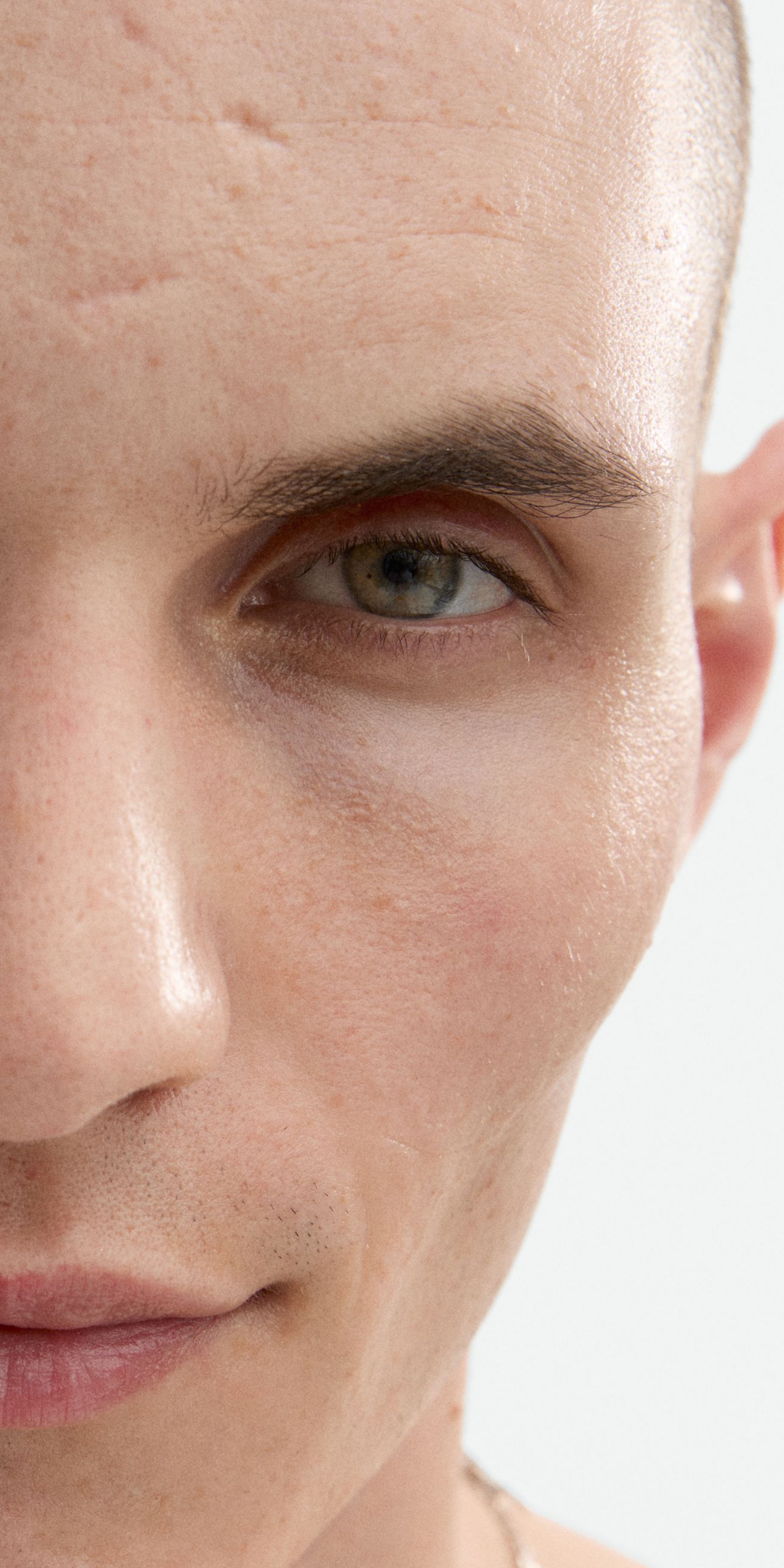 Man looking into the camera