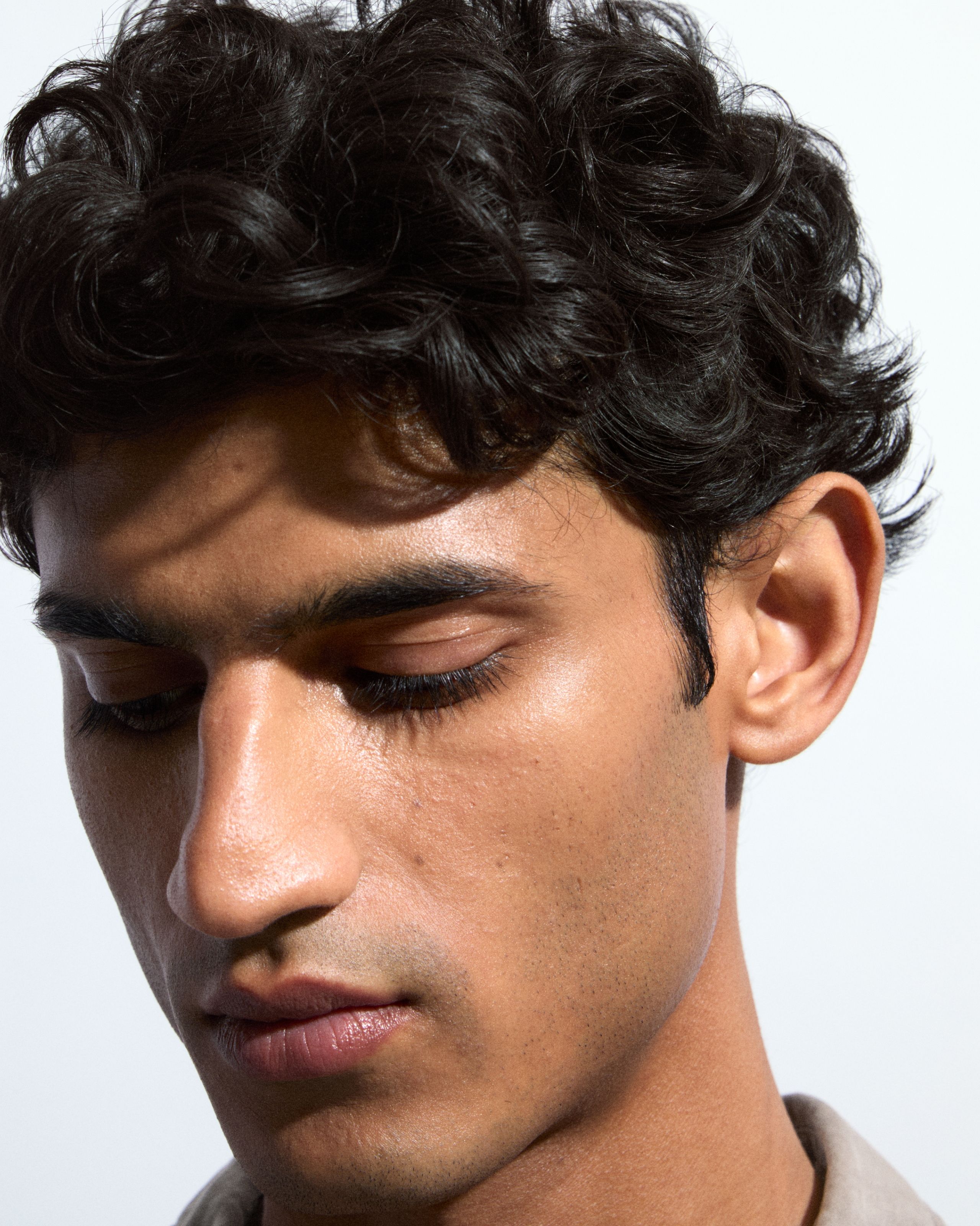 Man infront of camera