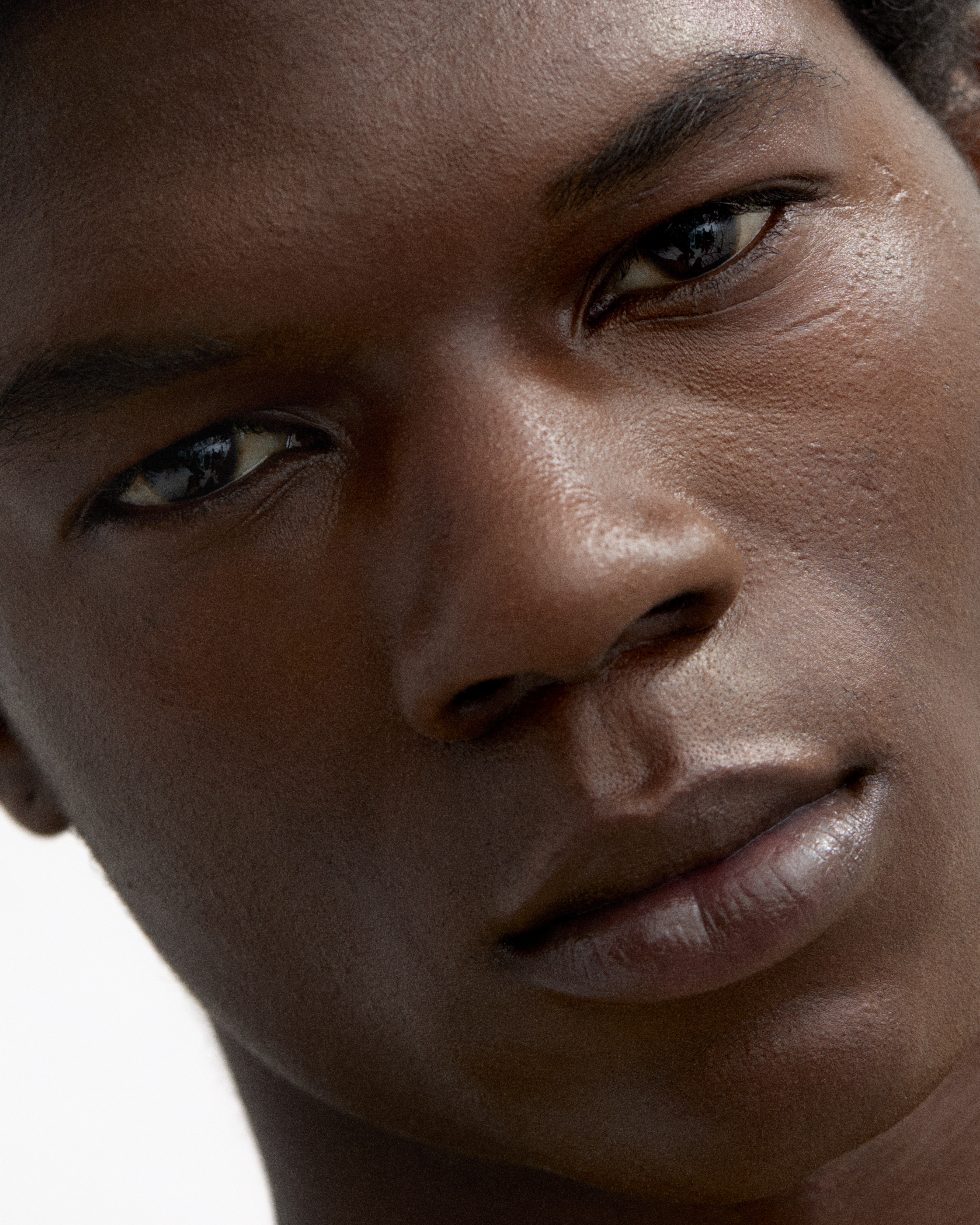 Man looking into camera