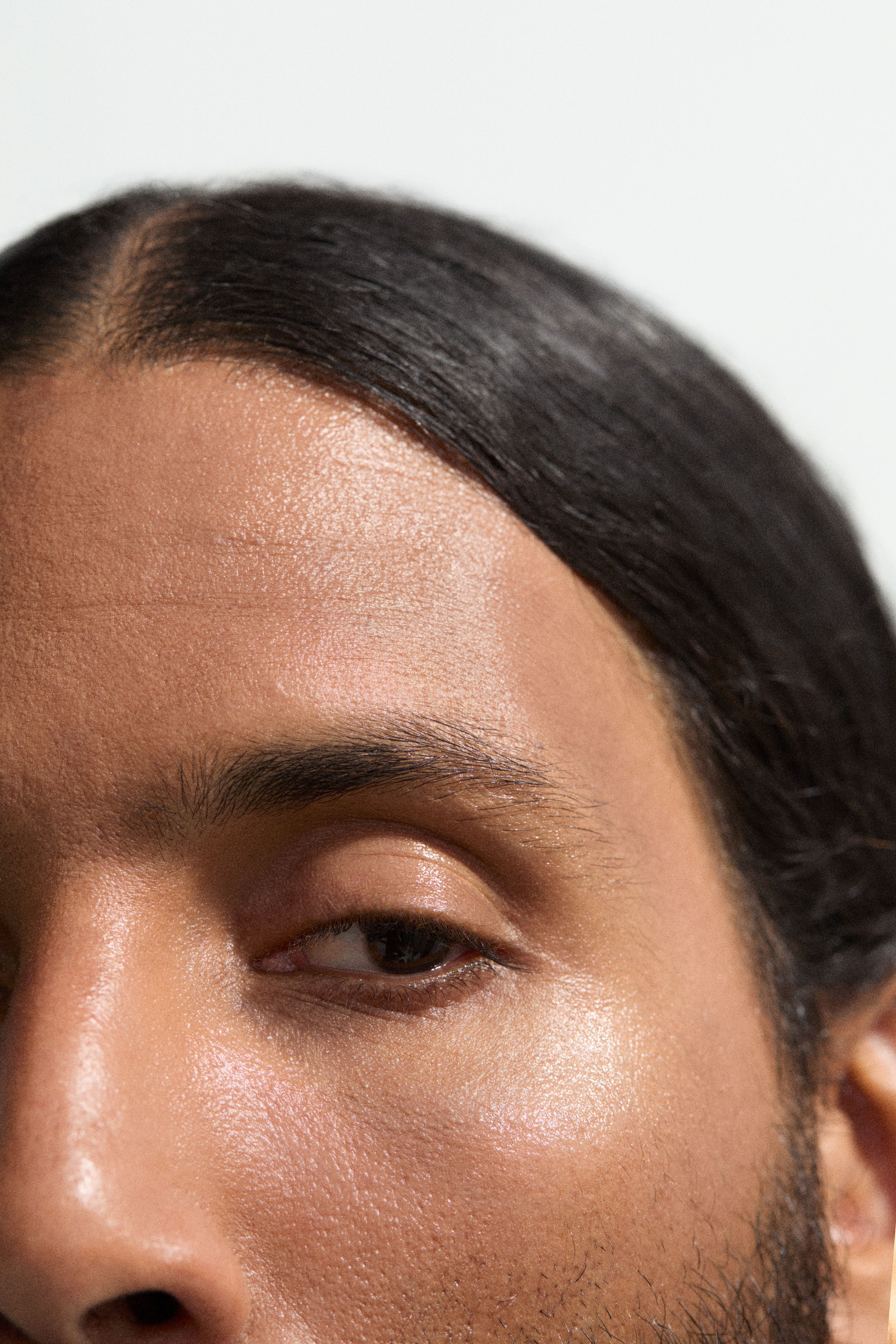 Man looking into the camera