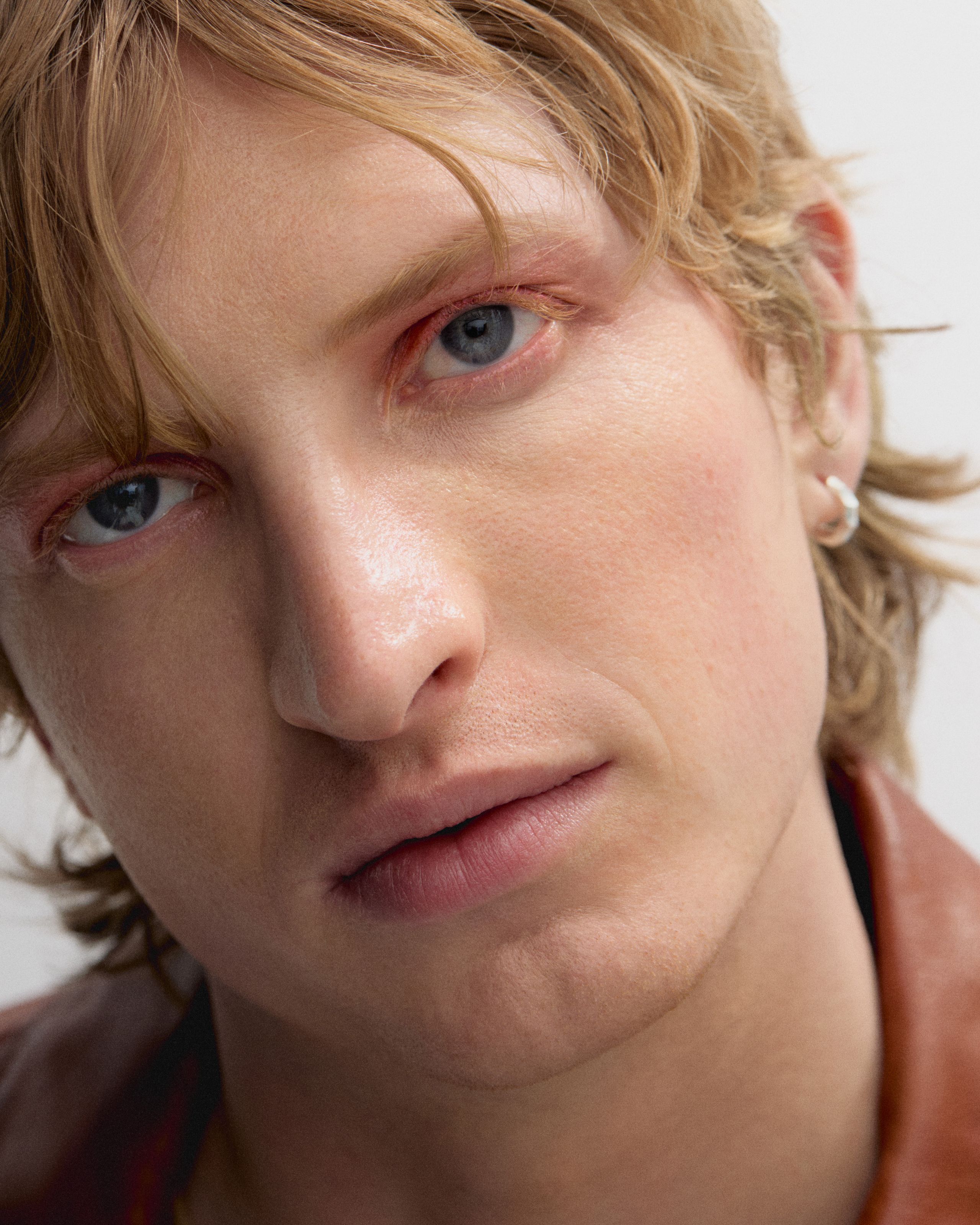 Man looking into the camera
