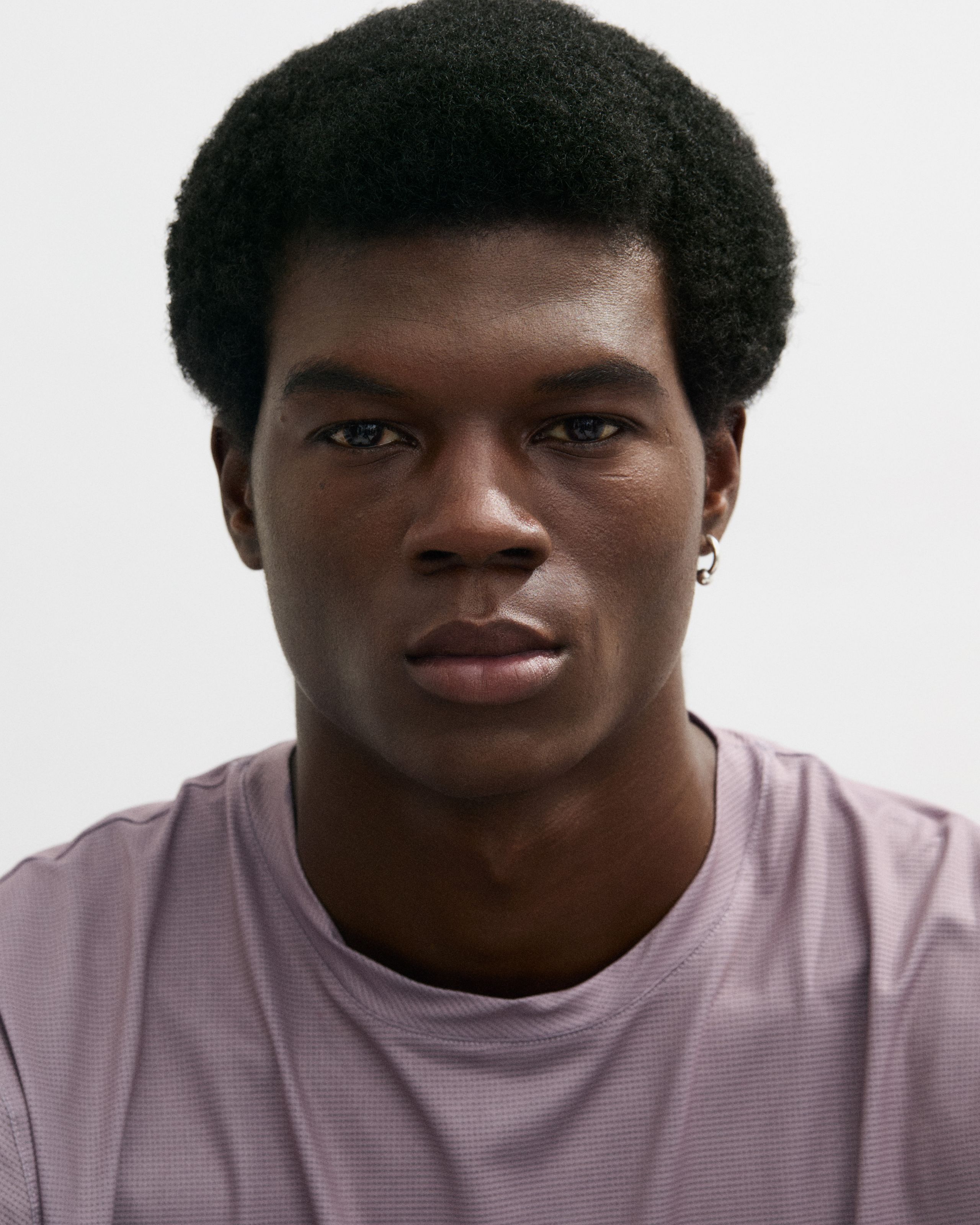 Man looking into the camera