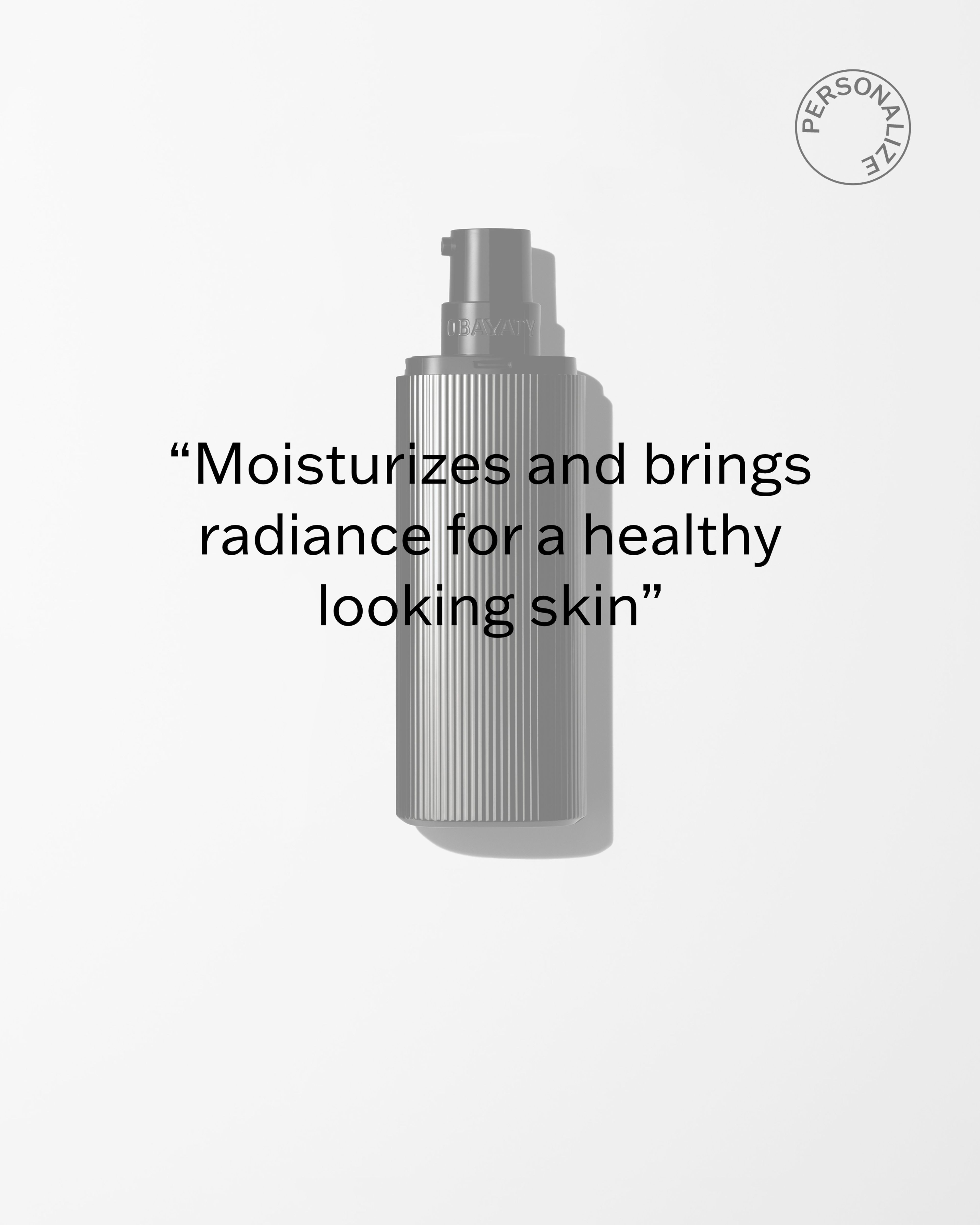 Men's moisturizer laying on a grey background