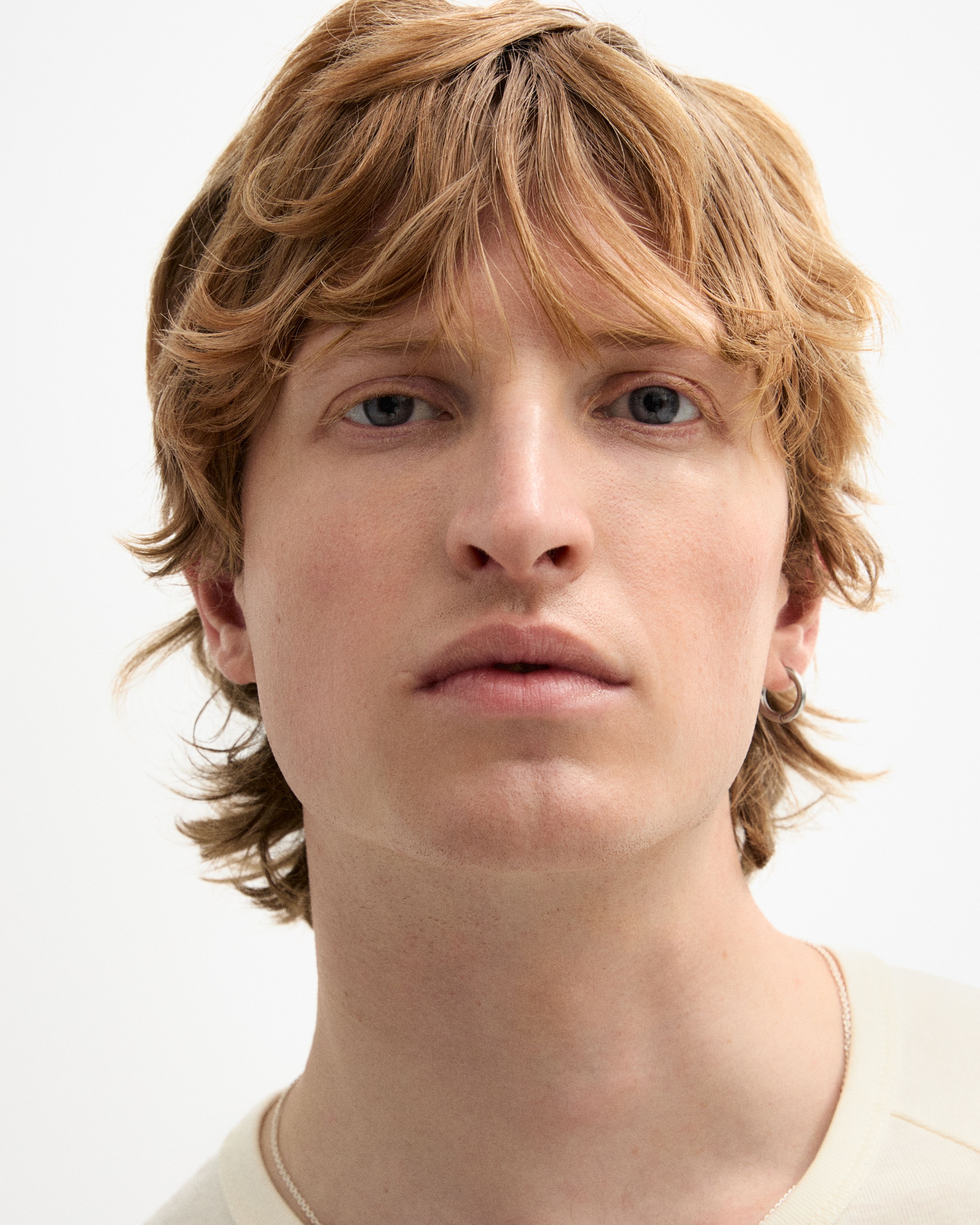 Man looking into camera