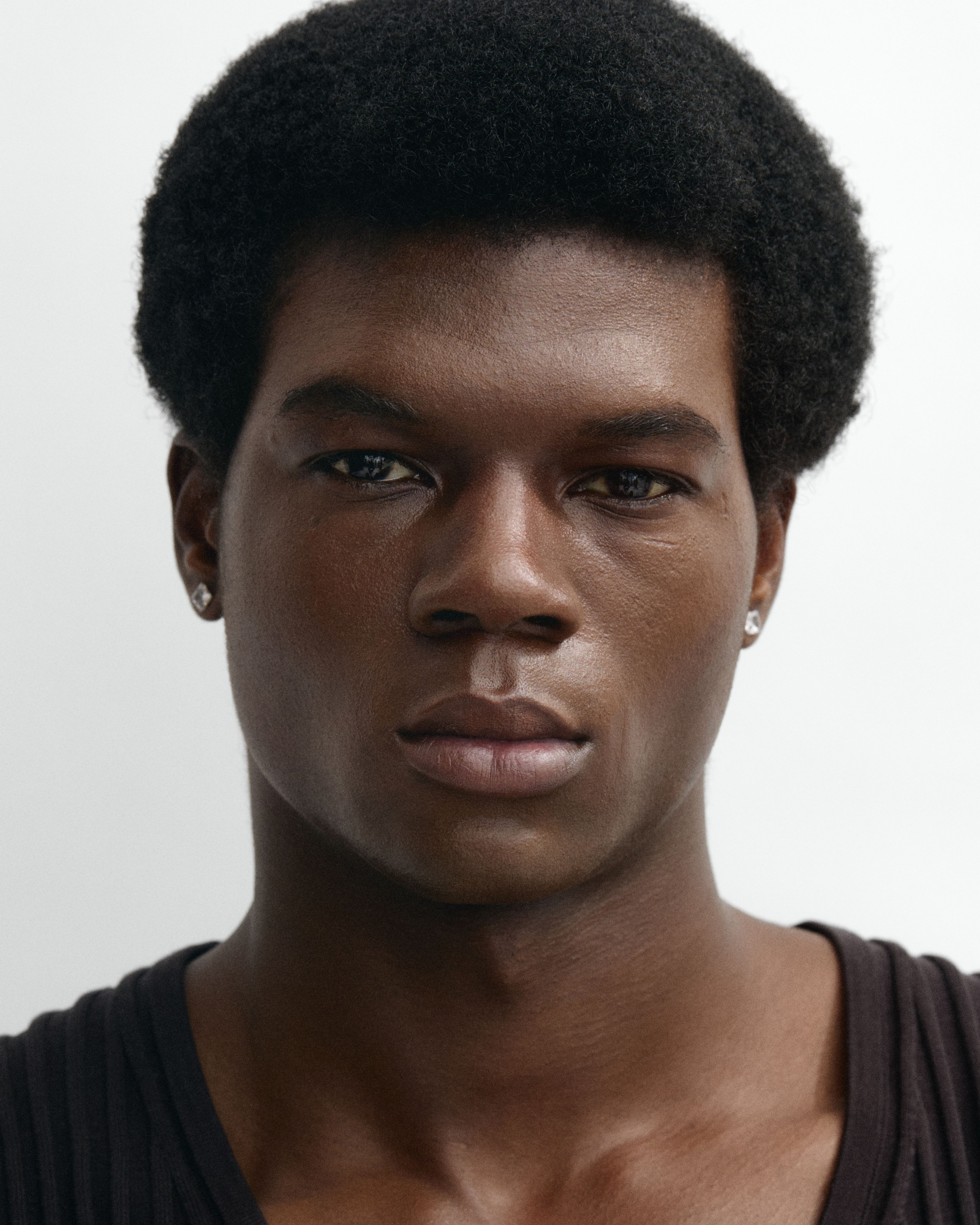 Man looking into camera