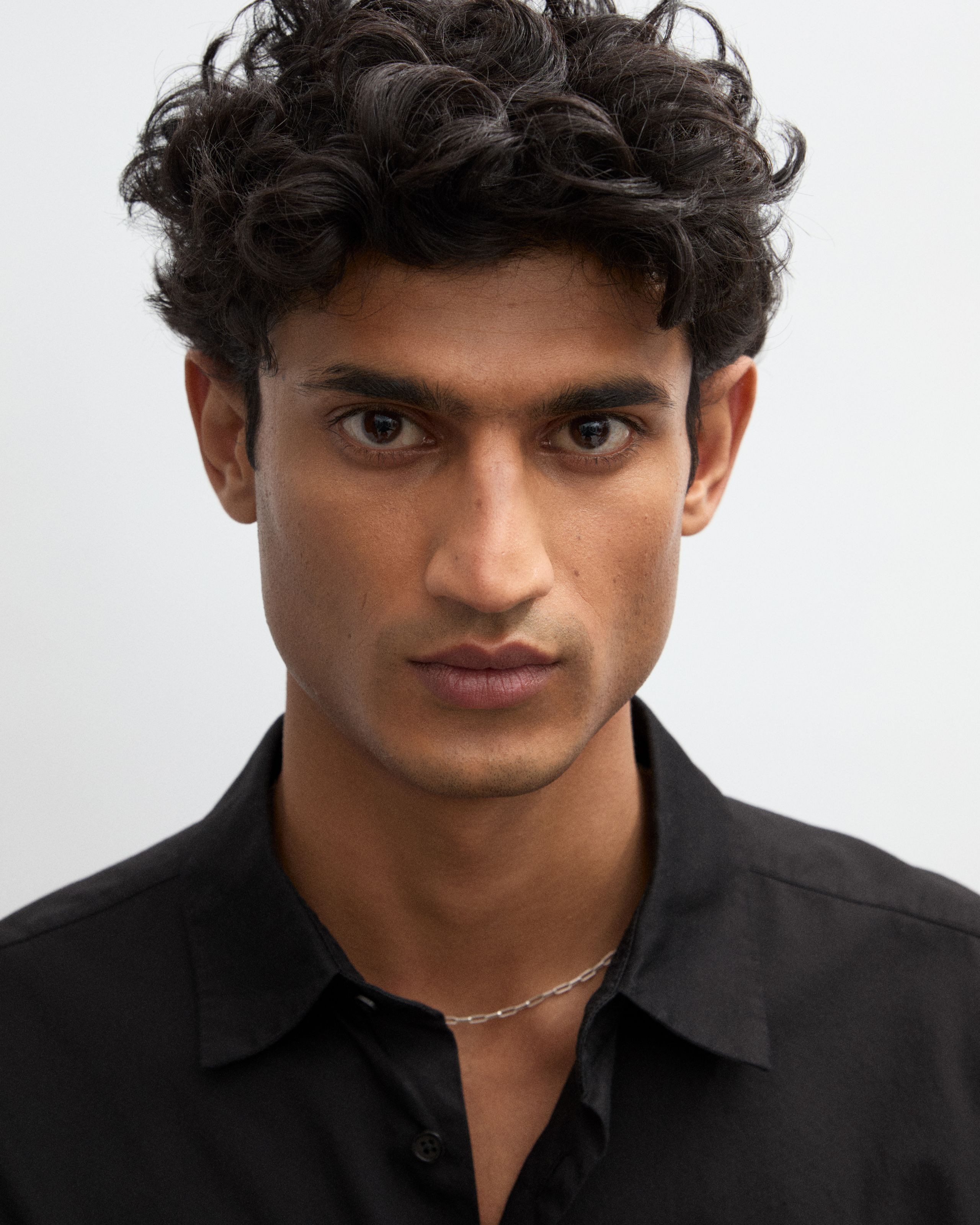 Man looking into the camera