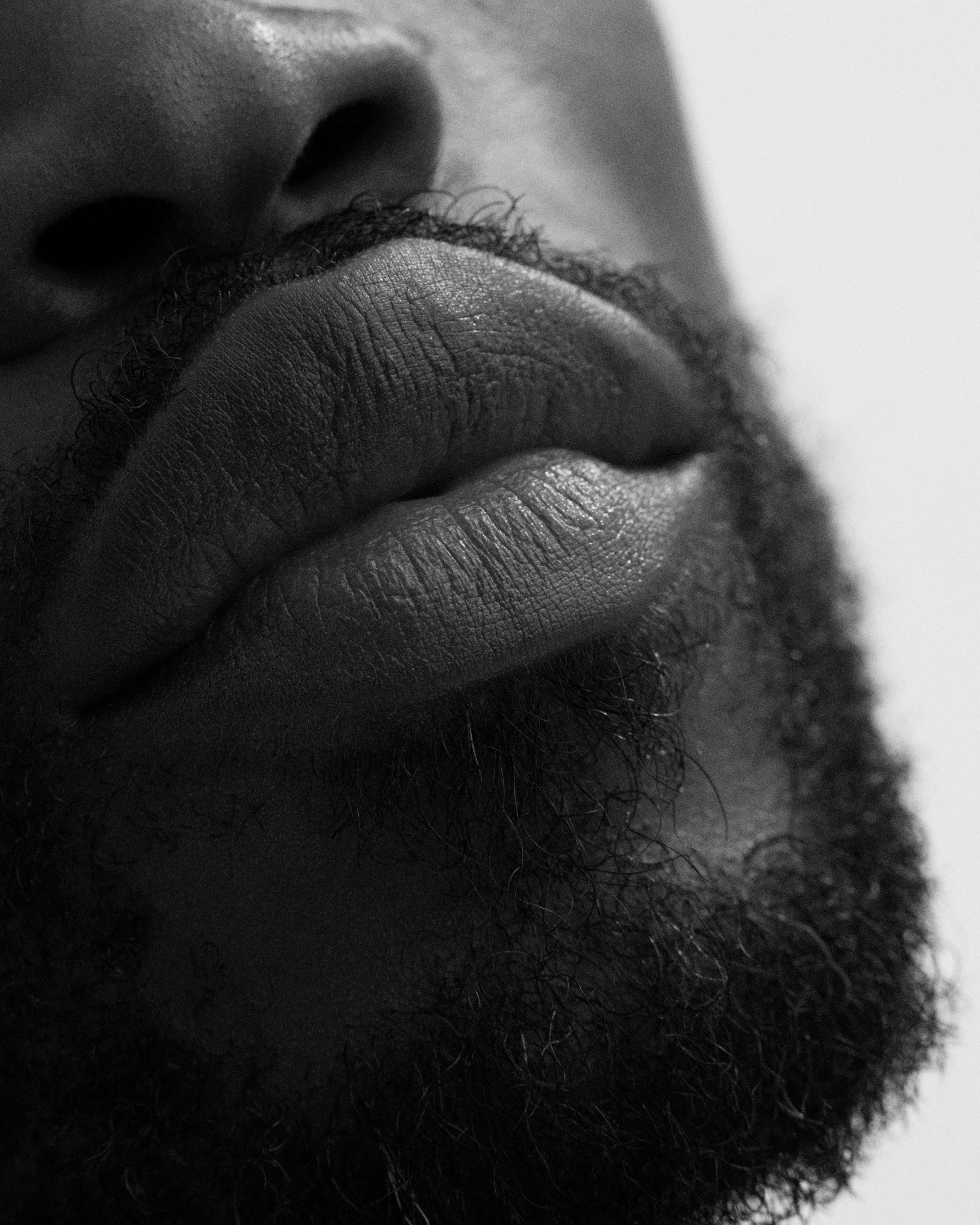 Close up photo of lips