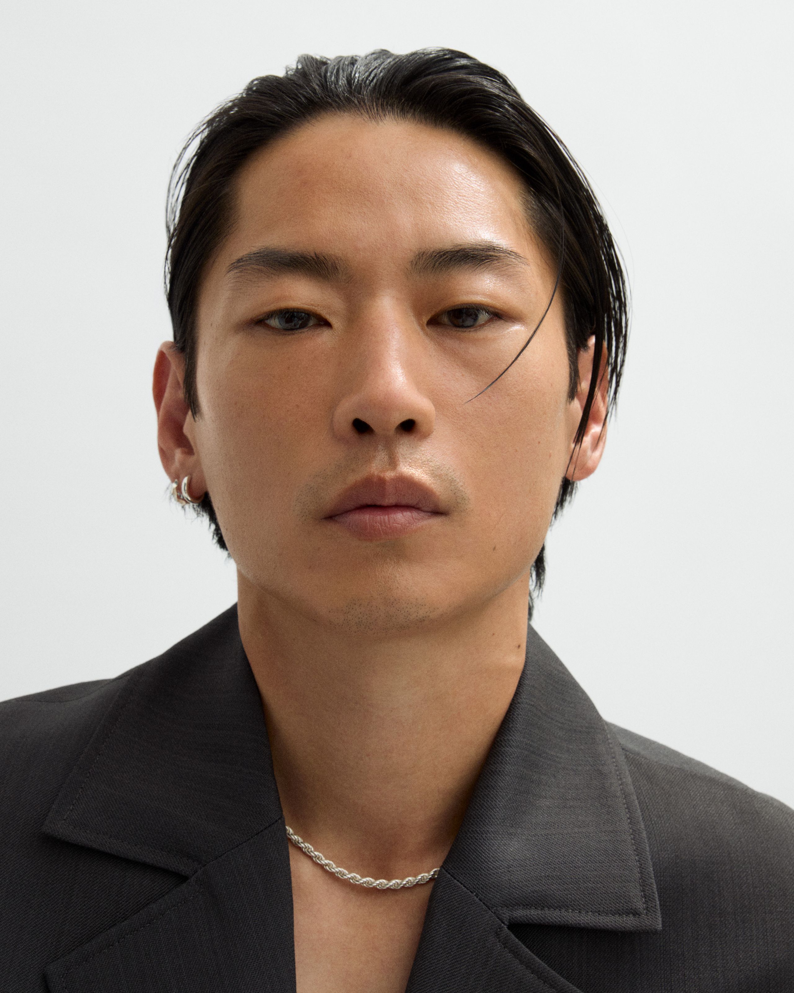 Man looking into the camera