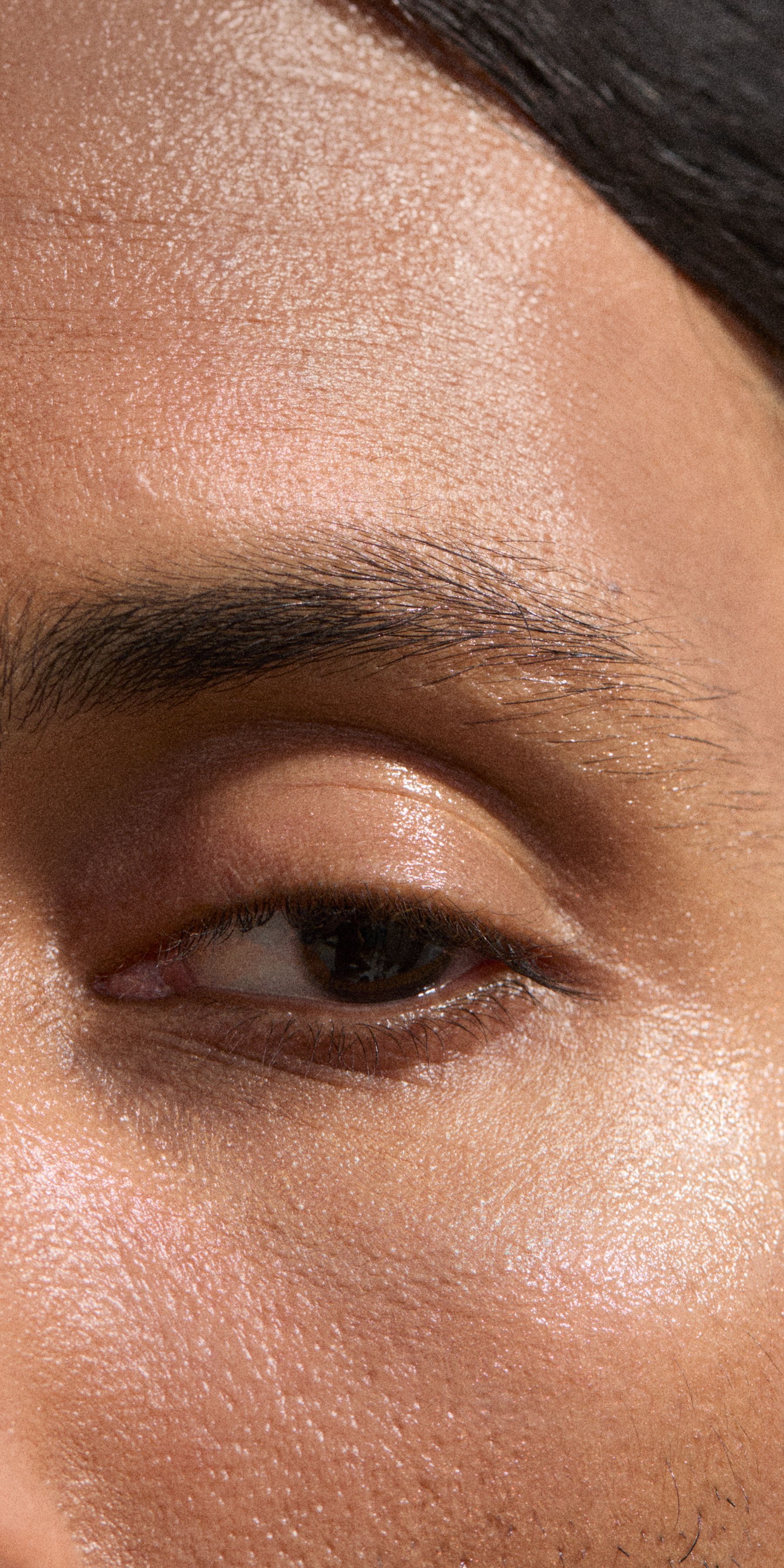 Man looking into the camera