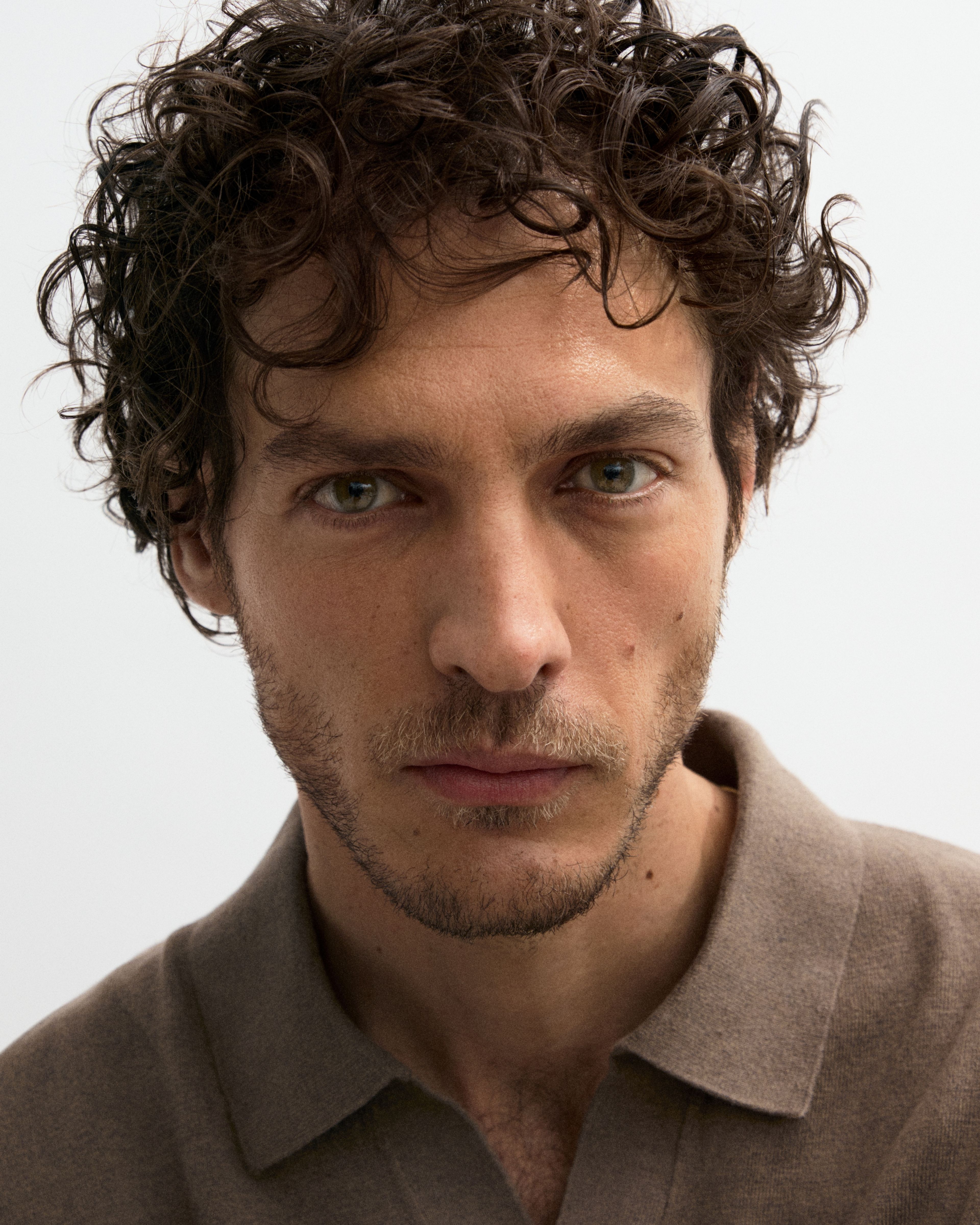 Man looking into camera